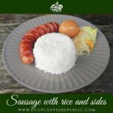 Sausage with Rice and Egg