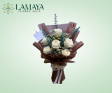 Picture of Half Dozen Korean White Rose