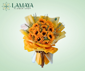 Picture of 1 Dozen Sunflower Bouquet