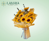 Picture of 1 Dozen Sunflower Bouquet