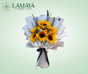Picture of Half Dozen Sunflower Bouquet