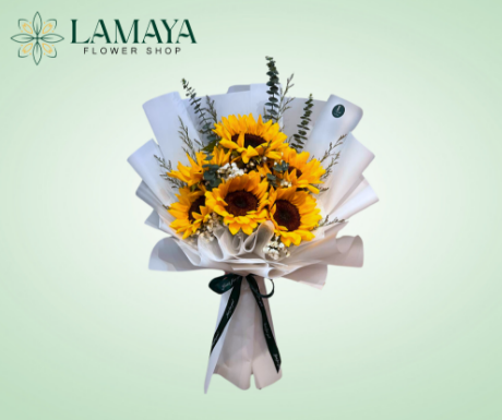 Picture of Half Dozen Sunflower Bouquet