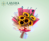 Picture of Half Dozen Sunflower Bouquet