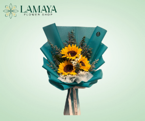 Picture of 3pcs. Sunflower Bouquet