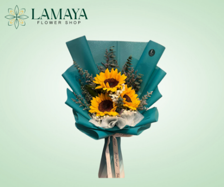Picture of 3pcs. Sunflower Bouquet