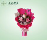 Picture of 3pcs. China Rose Bouquet 