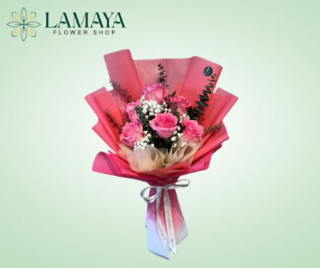 Picture of Half Dozen China Rose Bouquet