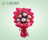 Picture of Half Dozen China Rose Bouquet