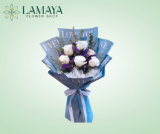 Picture of Half Dozen China Rose Bouquet