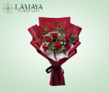 Picture of Half Dozen China Rose Bouquet