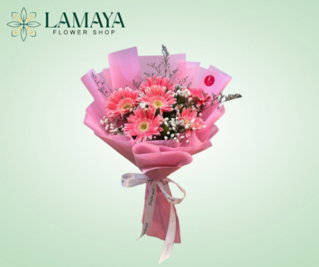 Picture of Half Dozen Gerbera Bouquet