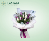 Picture of 1 Dozen Tulips Bouquet