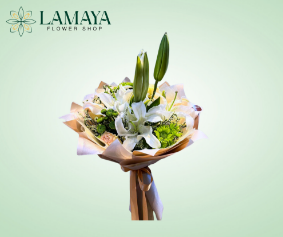 Picture of Assorted Flowers Round Bouquet 