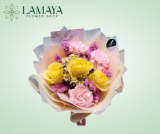 Picture of Assorted Flowers Round Bouquet 