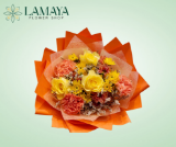 Picture of Assorted Flowers Round Bouquet 