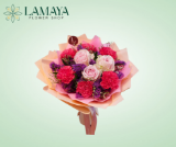 Picture of Assorted Flowers Round Bouquet 