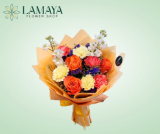 Picture of Assorted Round Flowers Bouquet