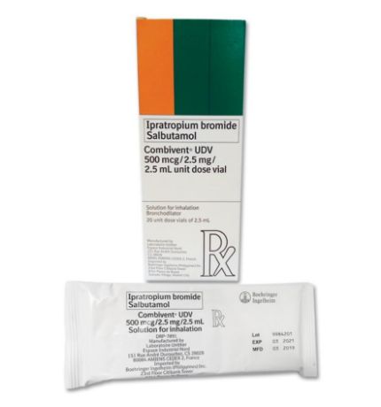 Combivent Nebules 500mcg/2.5mcg