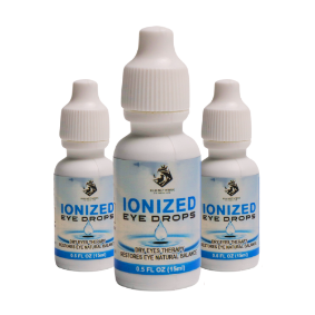Ionized Eye Drops