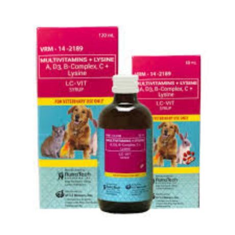 Picture of LC Vit Syrup Multivitamins For Pets 120ml.