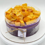 Picture of Ube Flan Cake (Bento Sized)