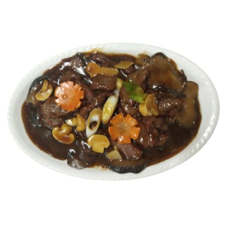 Beef with Black Mushroom in Oyster Sauce