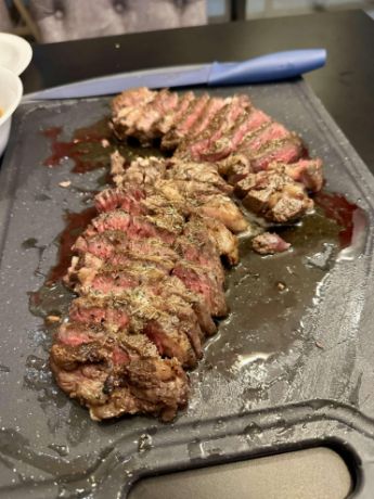 Picture of USDA Angus Ribeye Steak Cooked (250 grams)