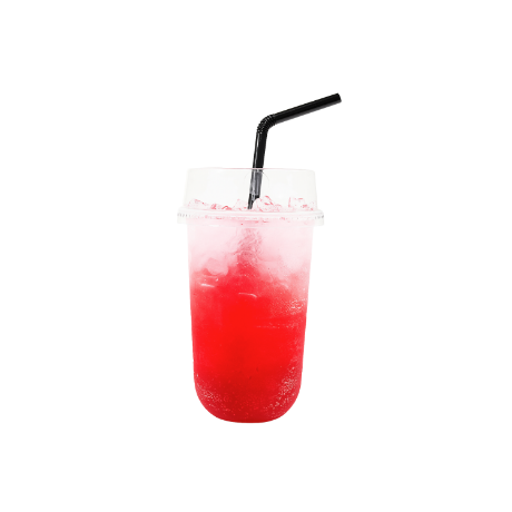 Picture of Strawberry Fruit Soda  16oz