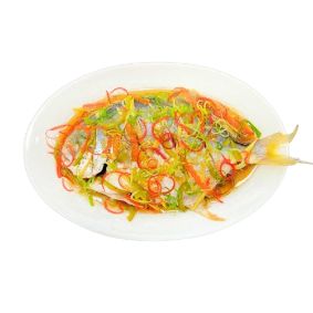 steamed pampano