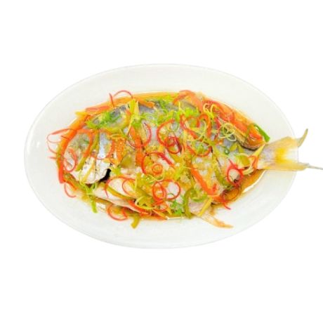 steamed pampano