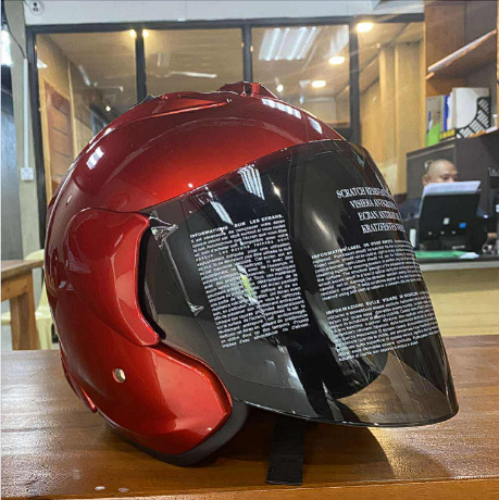 Picture of Asia Helmet Metalic Red