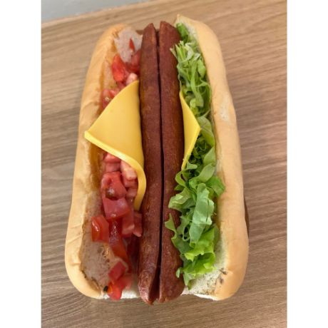 Hungry Chicken and Cheese Sausage Sandwich