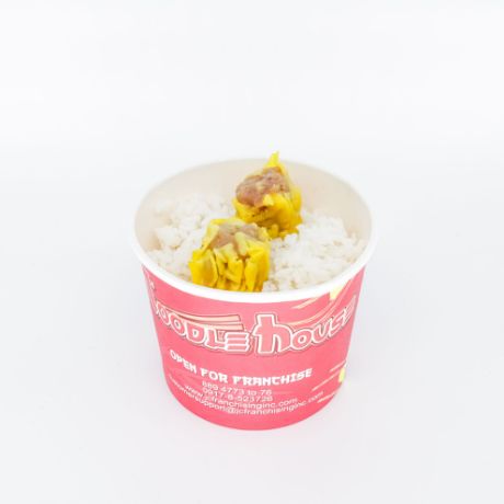 Beef Siomai with Rice