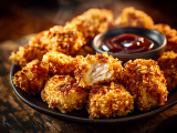 Picture of Chicken Poppers w/ BBQ Sauce or Lemon Sauce
