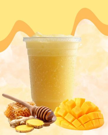 Mango Glow Up Shake (Mango + Honey Ginger)