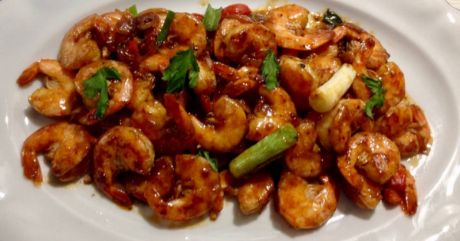 Picture of Shrimp in Oyster Sauce - Party Tray