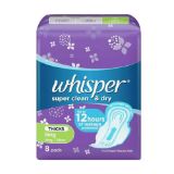 Whisper SUper Clean & Dry Thich w/ Wings 28cm 8s