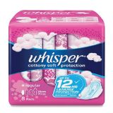 Whisper Regular 8s Cottony 