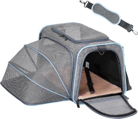 Picture of Medium Expandable Cat Carrier for Air Travel – Airline-Approved